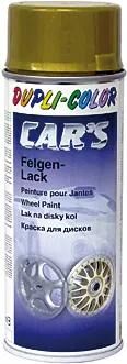 Dupli-color peinture pour jantes voitures or 400 ml