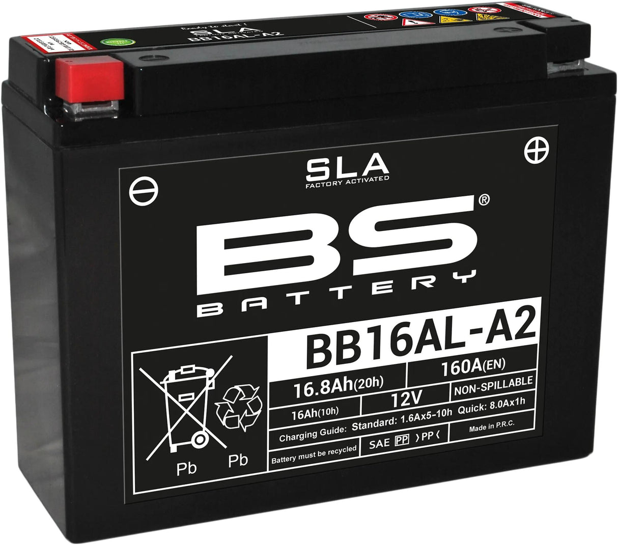 Bs-batterie batterie bb16al-a2 batterie bb16al-a2 bs sla