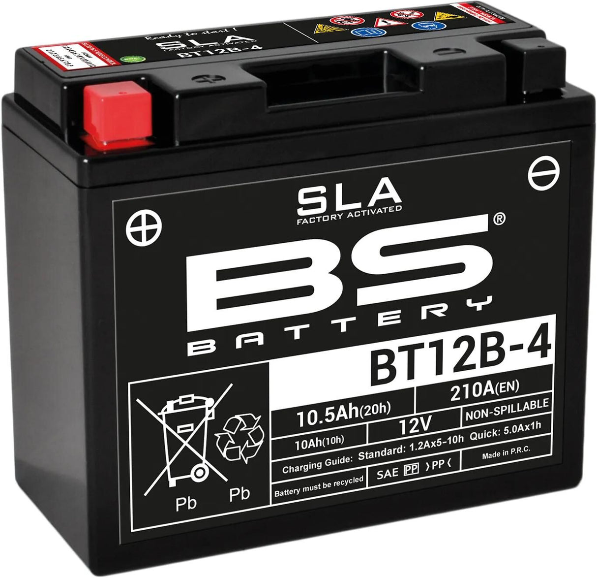 Bs-batterie batterie bt12b-4 batterie bt12b-4 bs sla
