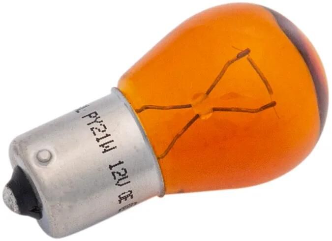 Lampe boule Spahn ampoule 12v 21w jaune bau15s