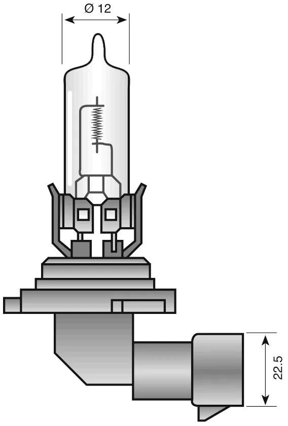 Ampoule de phare Spahn ampoule de phare 12v 65w hb3 p20d