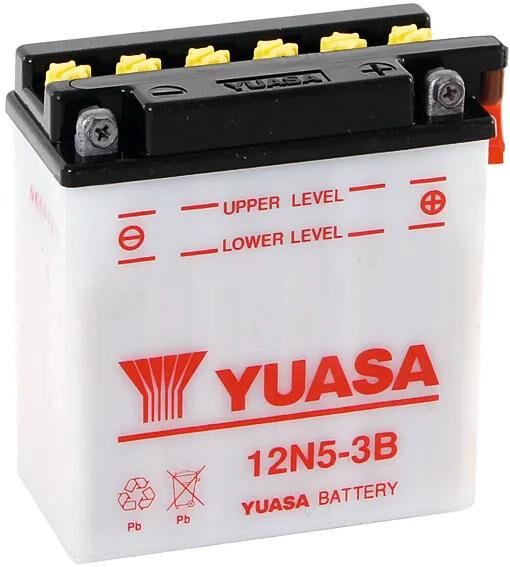 Batterie Yuasa 12n5-3b. batterie 12n5-3b standard sans sp