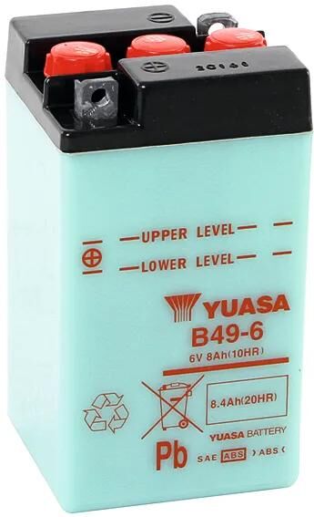Batterie Yuasa b49-6. batterie b49-6 standard sans sp