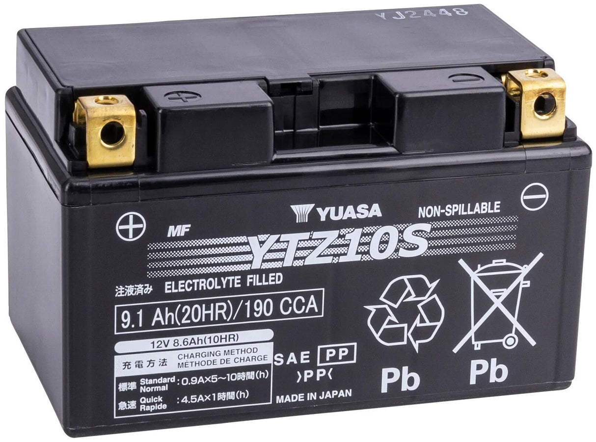 Batterie Yuasa ytz10s. batterie ytz10s agm