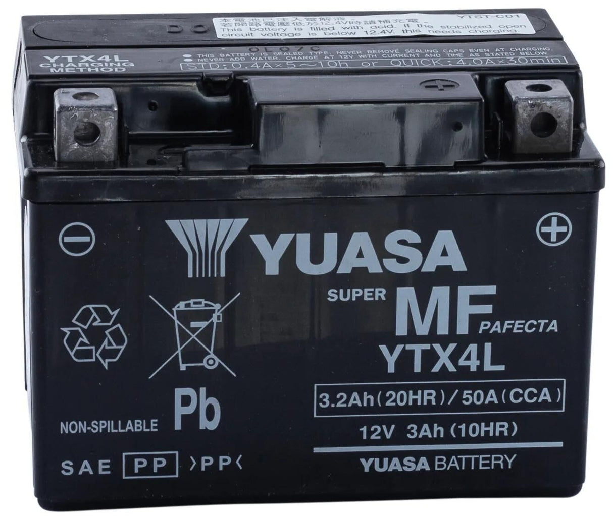 Batterie Yuasa ytx4l ytx4l-bs . batterie ytx4l agm