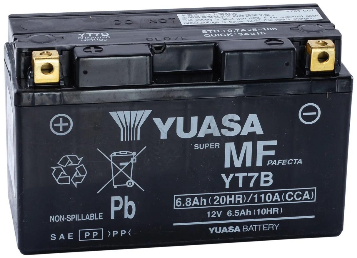 Batterie Yuasa yt7b yt7b-bs. batterie yt7b agm