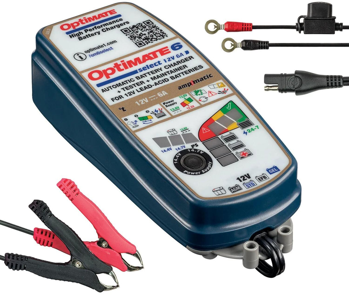Chargeur de batterie Tecmate optimate 6 select optimate 6 chargeur select