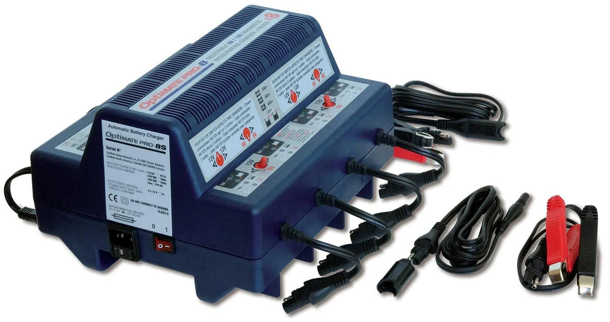 Chargeur de batterie Tecmate optimate pro-8 chargeur optimate pro-8