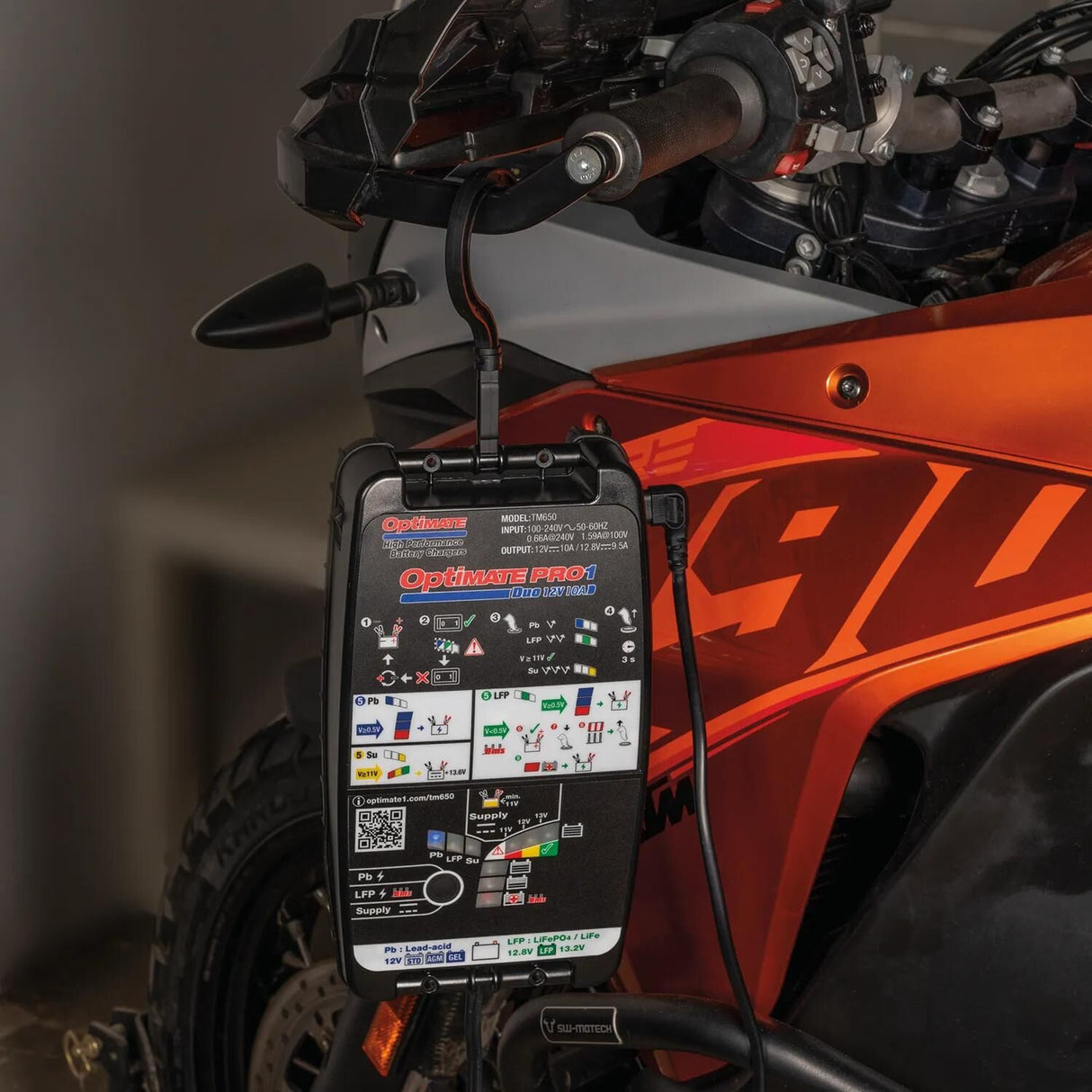Chargeur de batterie Tecmate optimate pro-1 duo de optimate pro 1 chargeur duo