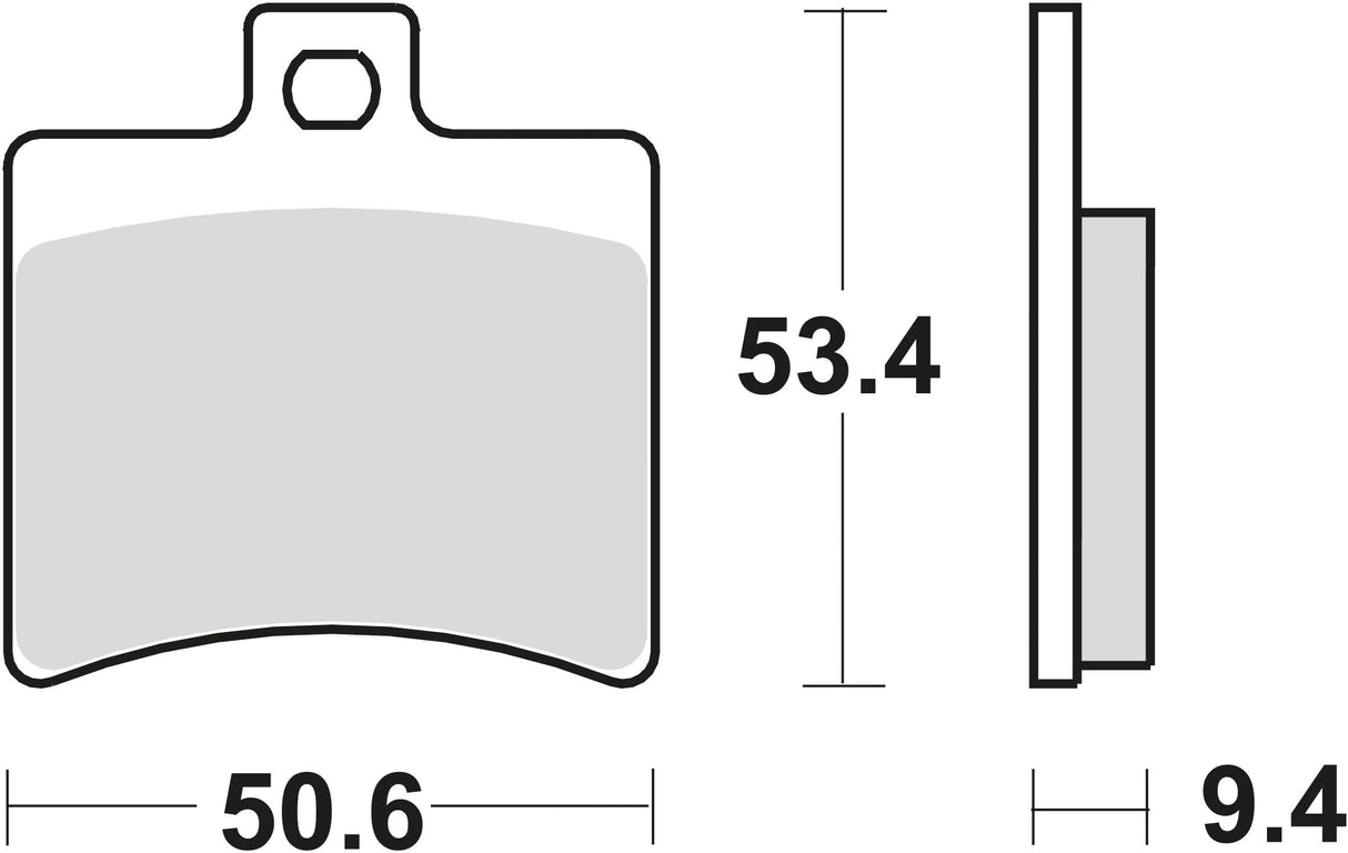 Plaquettes de frein TRW mcb 710 plaquette de frein mcb 710 srm métal fritté