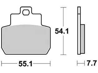 Plaquettes de frein TRW MCB 782 plaquettes de frein frittées MCB782SRM