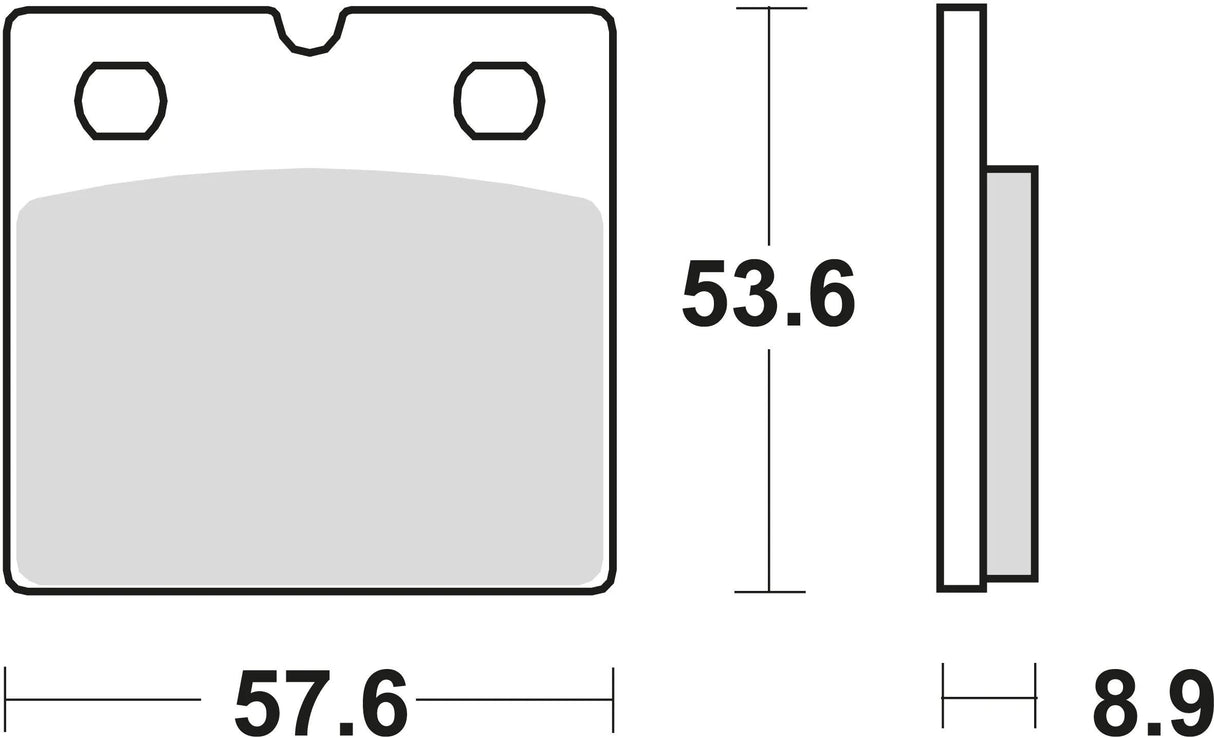 Plaquettes de frein TRW MCB 617 plaquette de frein MCB 617 norme organique