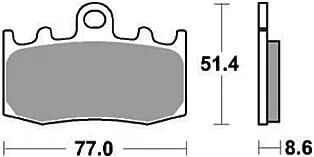 Plaquettes de frein TRW MCB 748 plaquette de frein MCB 748 norme organique