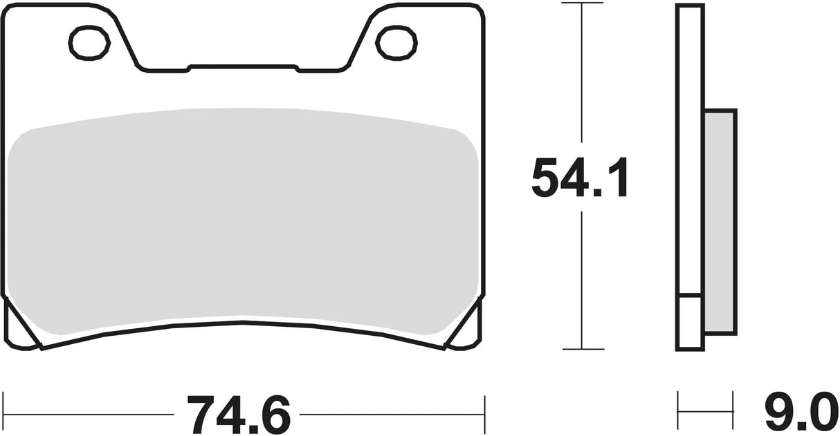 Plaquettes de frein TRW mcb 622 plaquette de frein mcb 622 sv métal fritté