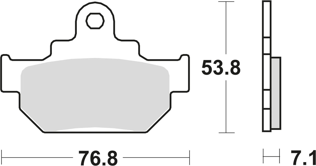 Plaquettes de frein TRW MCB 550 plaquette de frein MCB 550 norme organique