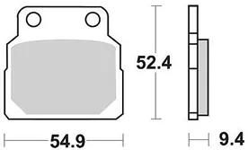 Plaquettes de frein TRW MCB 570 plaquette de frein MCB 570 norme organique
