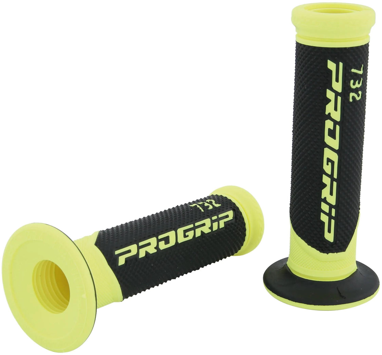 Poignée Progrip 732 mod. 18 grip caoutchouc 732 ge sw 125mm ouvert fluo
