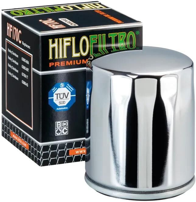 Filtre à huile Hiflofiltro filtre à huile hf-170c chromé
