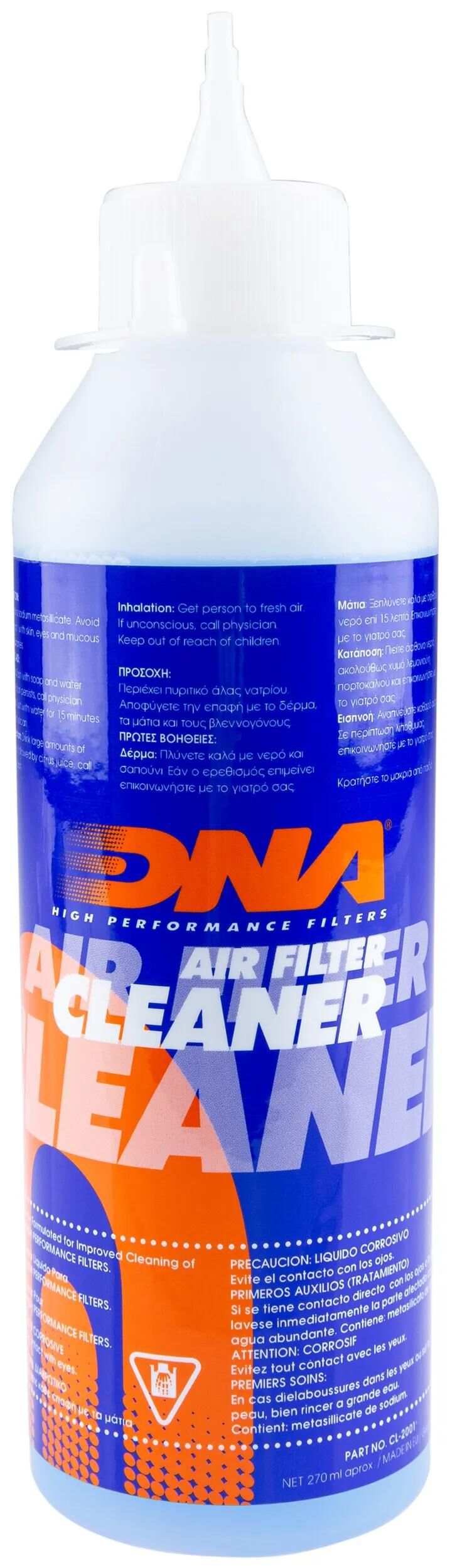 Nettoyant pour filtre d'entretien de filtre à air DNA 270 ml