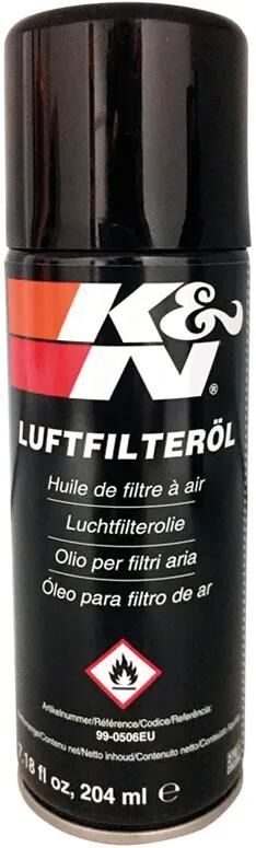 K n huile pour filtre à air huile pour filtre à air 204ml 99-0506eu
