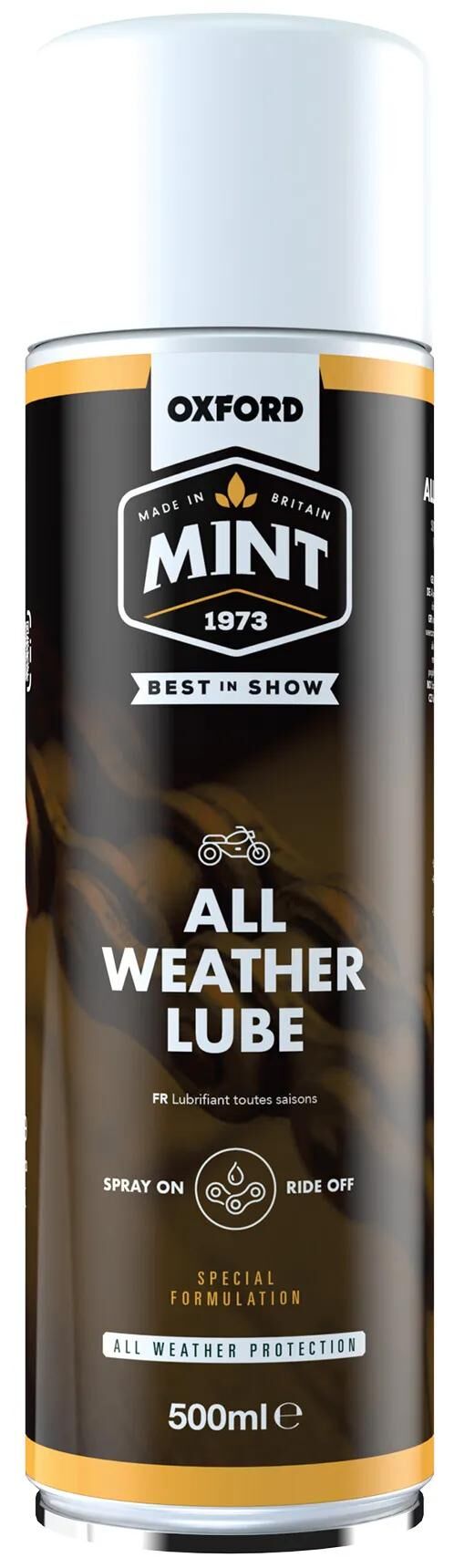 Spray pour chaîne à la menthe Oxford, lubrifiant pour tous les temps, Spray pour chaîne Oxford 500 ml oc207