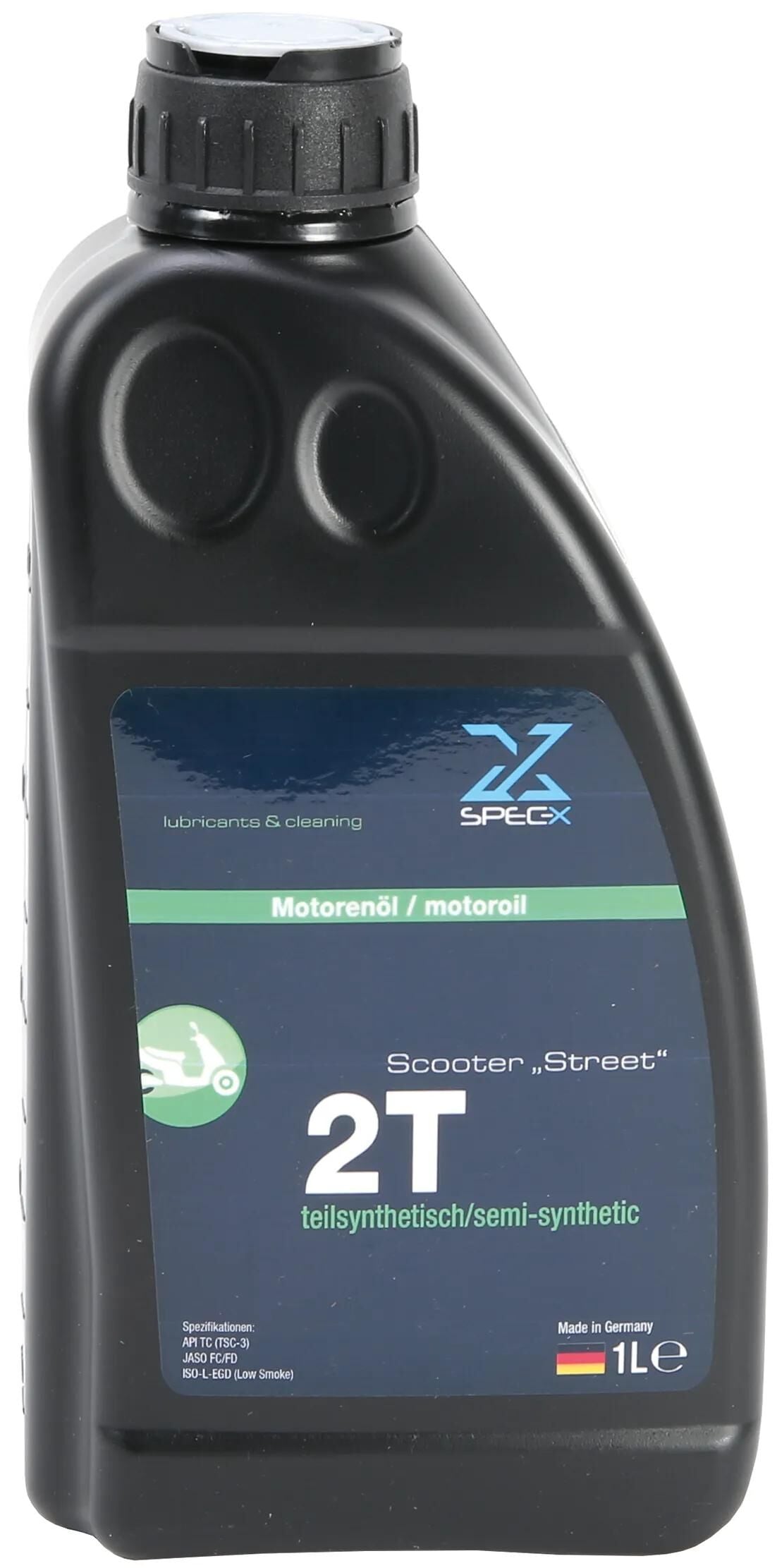 Spec-x huile moteur scooter 2t rue huile moteur 2t rue 1l scooter