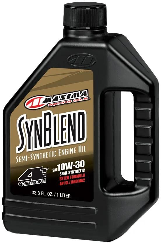 Maxima Racing Oils Huile moteur Syn Phares Ester 4T. huile moteur maxima syn blnd ester 4t 10w-30 1l