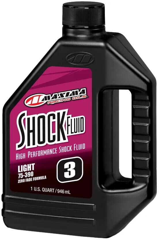 Huiles de course Maxima, huile de fourche avant, fluide d'amortisseur de course. daempferoel 3w maxima 946ml racing 75-390