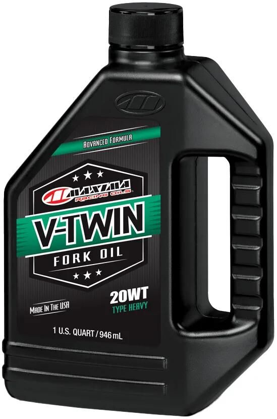 Huile de fourche avant Maxima Racing Oils Huile de fourche avant V-Twin. huiles de fourche 20w maxima 946ml v-twin
