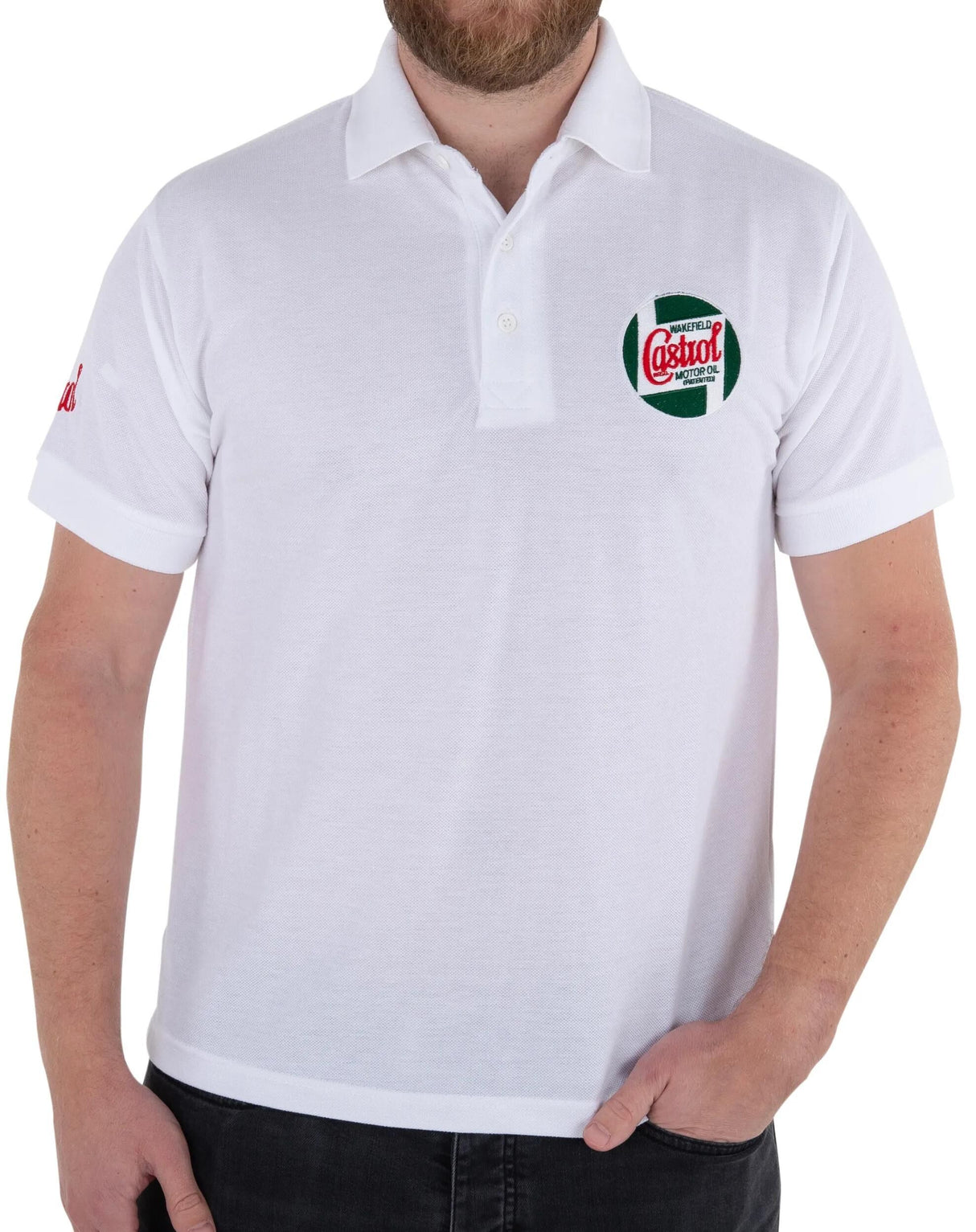 Castrol polo classique polo classique blanc gr. l 50