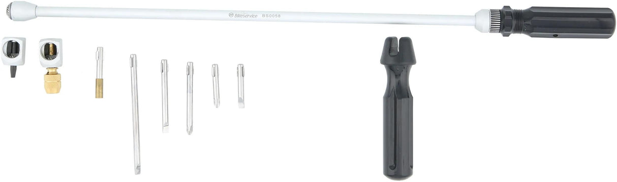 Bikeservice jeu de tournevis d'angle propulseur angulaire bst 10tlg