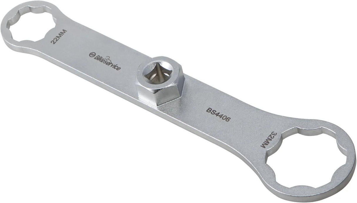 Clé Bikeservice pour bouchons de fourche avant bouchon de fourche schl bst 22x32mm 6knt
