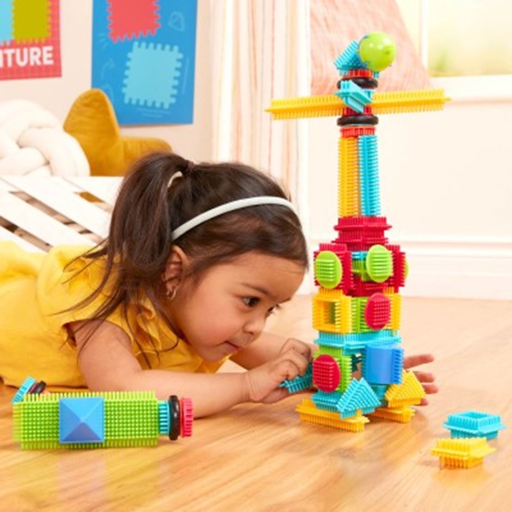 Boîte de blocs de poils avec 56 pièces