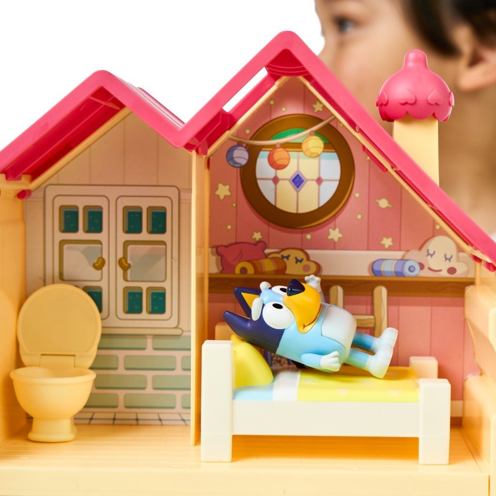 Moose Toys Bluey Mini Speelhuis avec meubles et figure de jeu