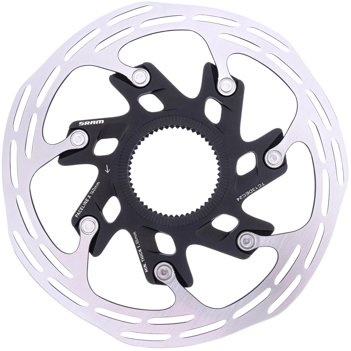 Disque de frein Sram Paceline x rotor Paceline x 140mm avec bague de serrage