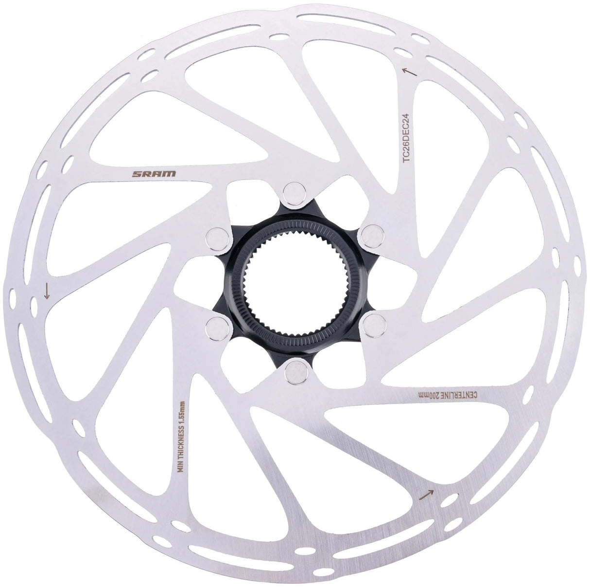 Disque de frein Sram centerline rotor centerline 200mm avec bague de verrouillage