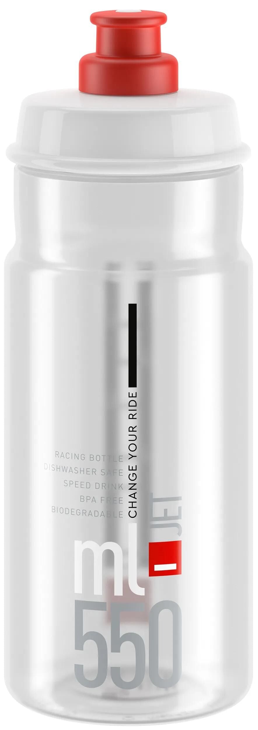Bouteille d'eau Elite jet plus bouteille jet plus 550ml rouge clair