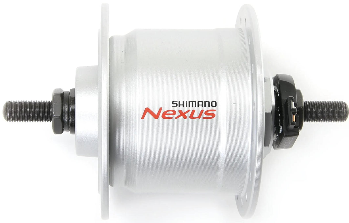 Shimano moyeu dynamo dh-c3000 cale.hub dyn.dhc3003 28h sol.essieu 6v 3w sil.e2