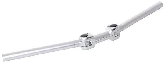 Guidon Ergotec ahs superlight 25.4 réglable argent