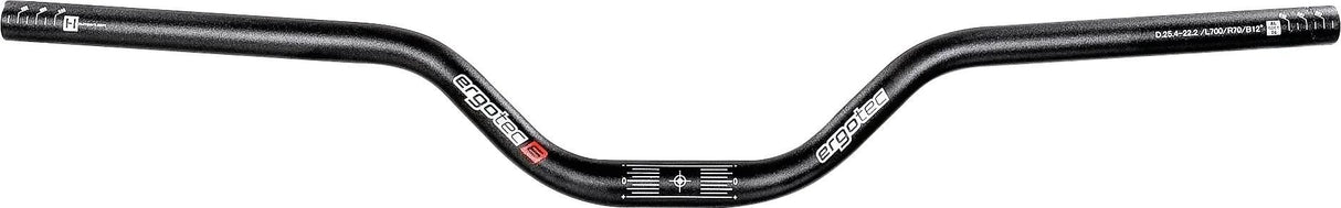 Ergotec Direering Riser Bar 70 25,4 700 mm noir
