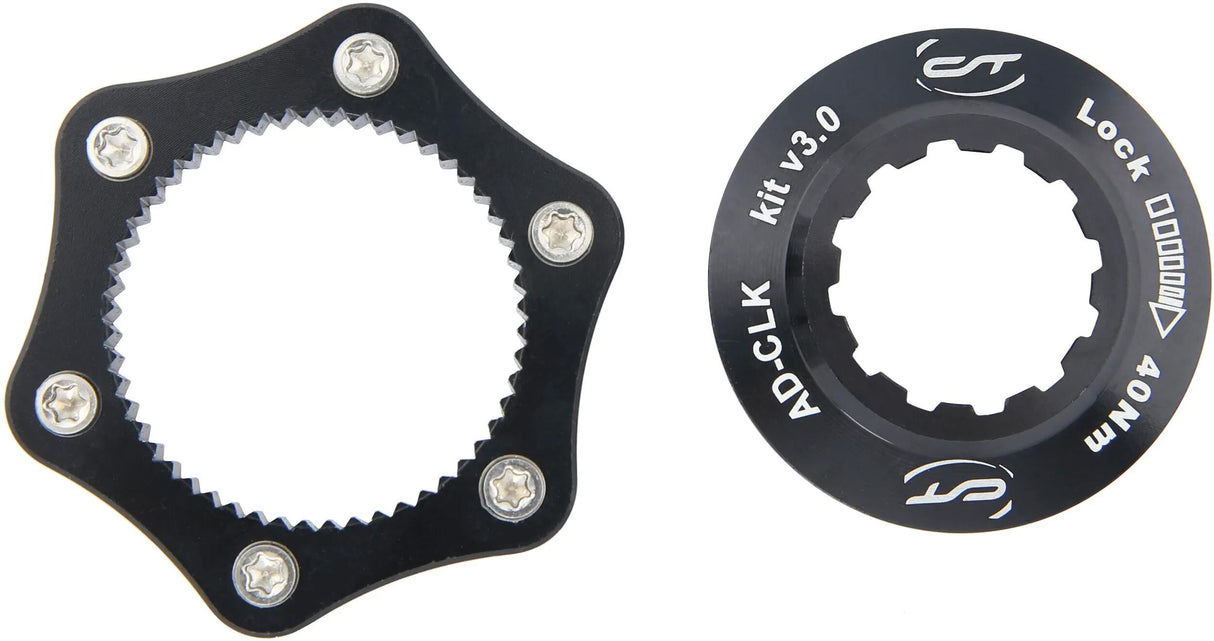 Contec adaptateur de disque de frein CDA-CL CT adaptateur de frein à disque CDA-CL center lock noir