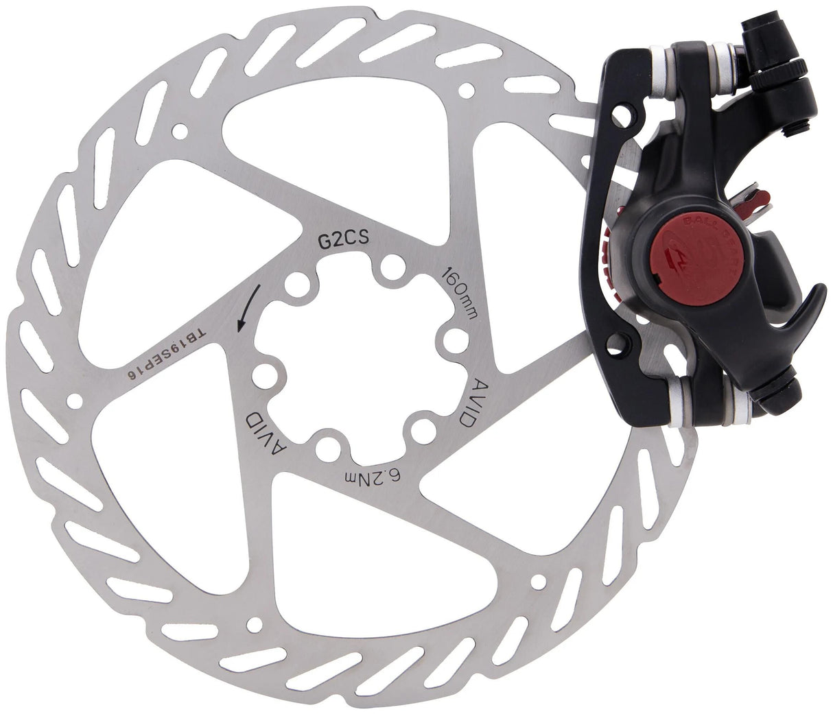 Avid frein à disque roulement à billes 5 vtt disque br. bb7 vtt 160mm