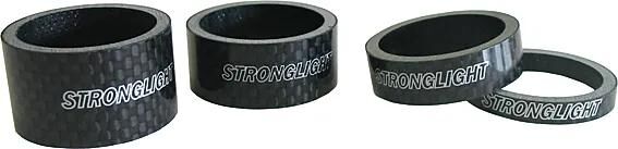 Entretoise Stronglight 1 1 8 carbone 4pcs.