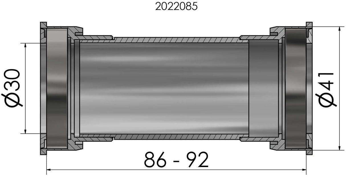 Elvedes boîtier de pédalier cupset pressfit