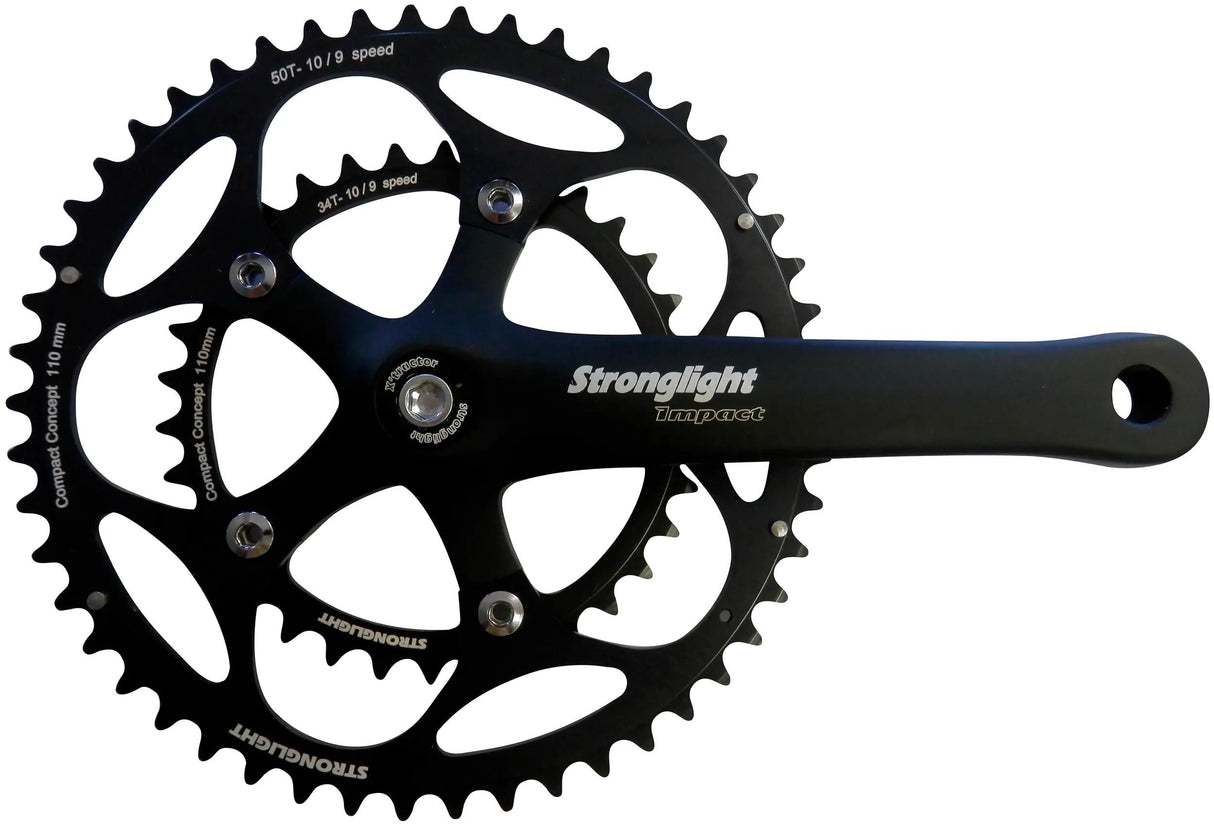 Pédalier Stronglight impact compact pédalier strongl.impact compact 34 50t 170mm