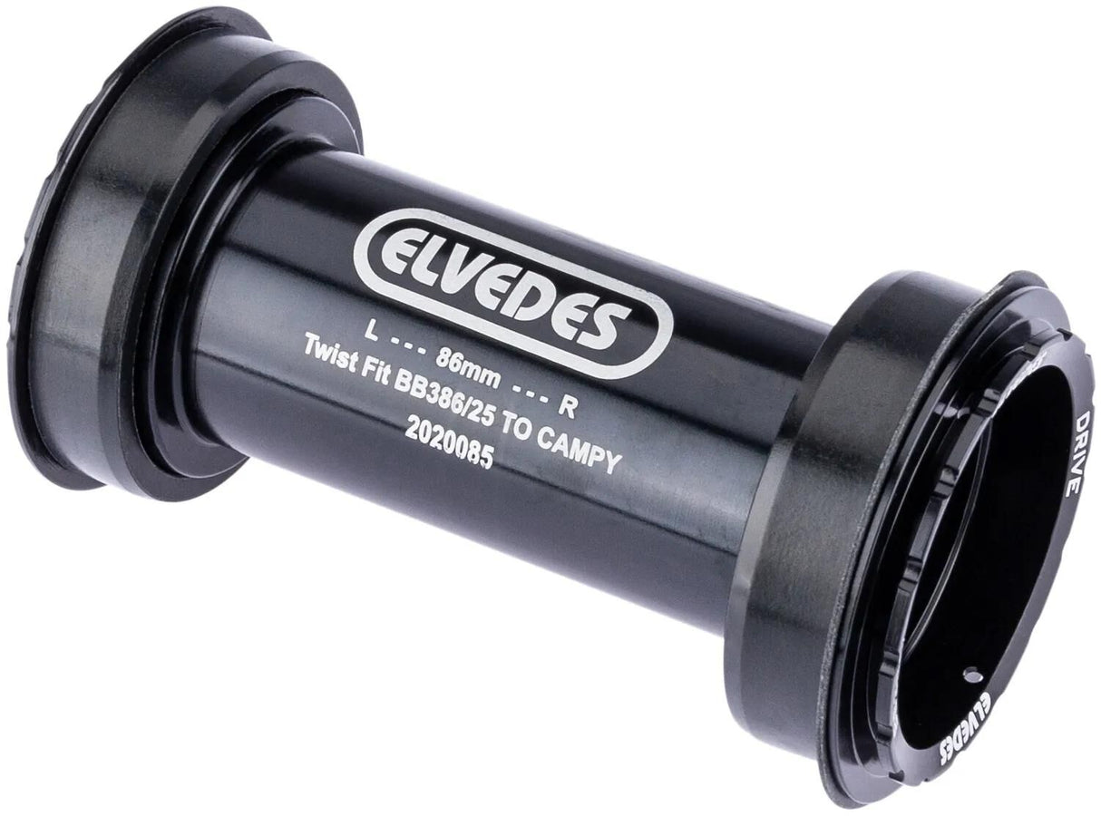 Twist Fit Bottom Breach Elvedes pour BB386 Campagnolo Ultra Torque sans roulements 46 x 86 mm