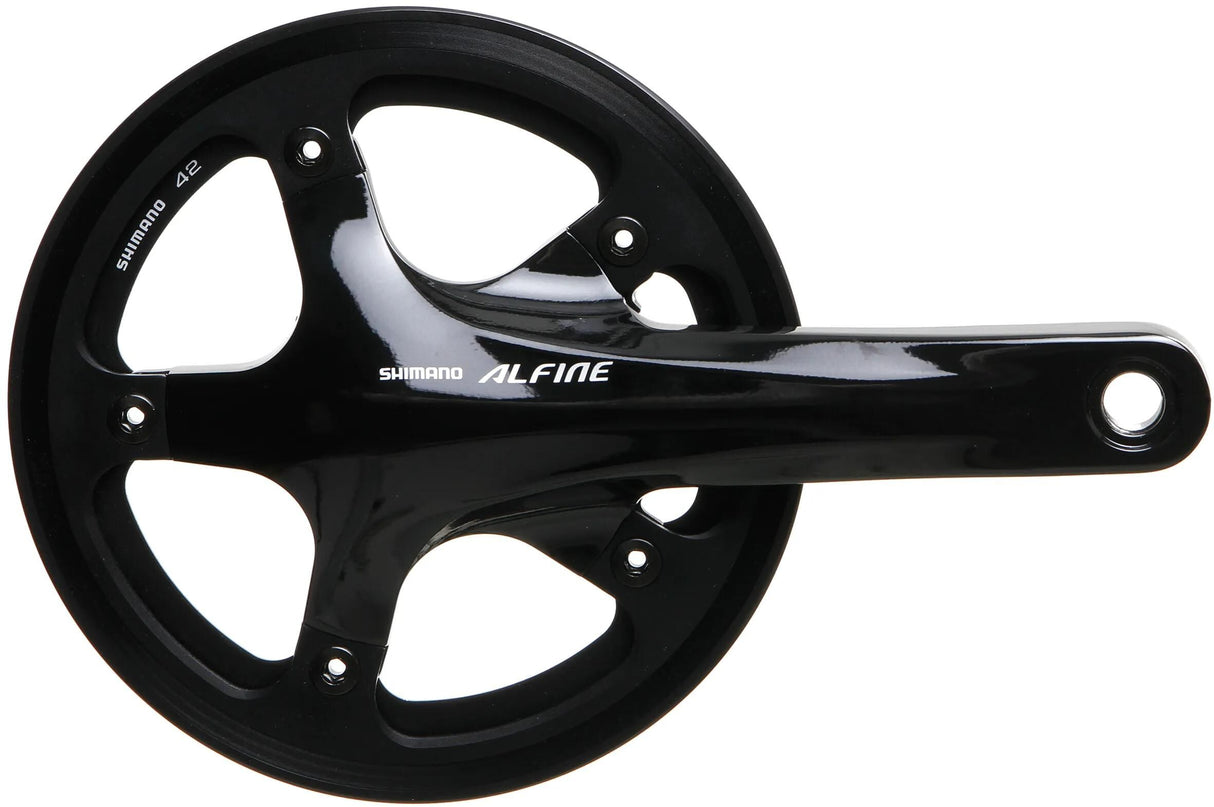 Pédalier Shimano alfine fc-s501 pédalier shim.alfi.fcs501 42t.170mm ht2 1sp bl.