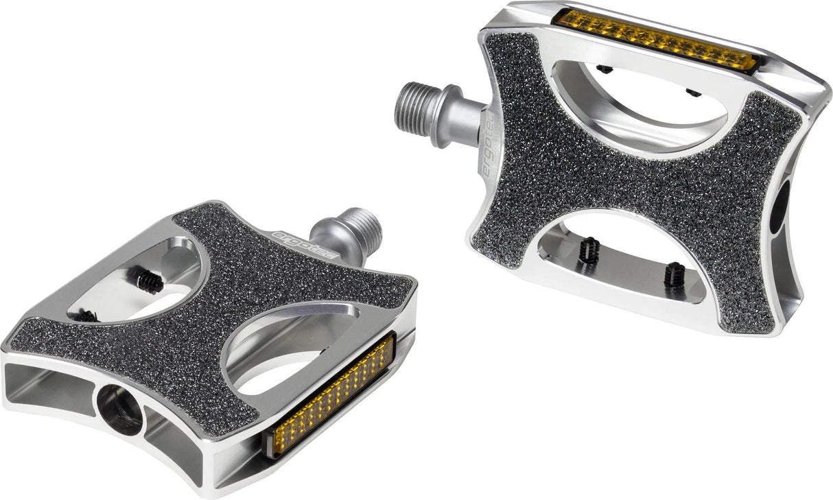 Ergotec pédale pédale urbaine urban alu,argent