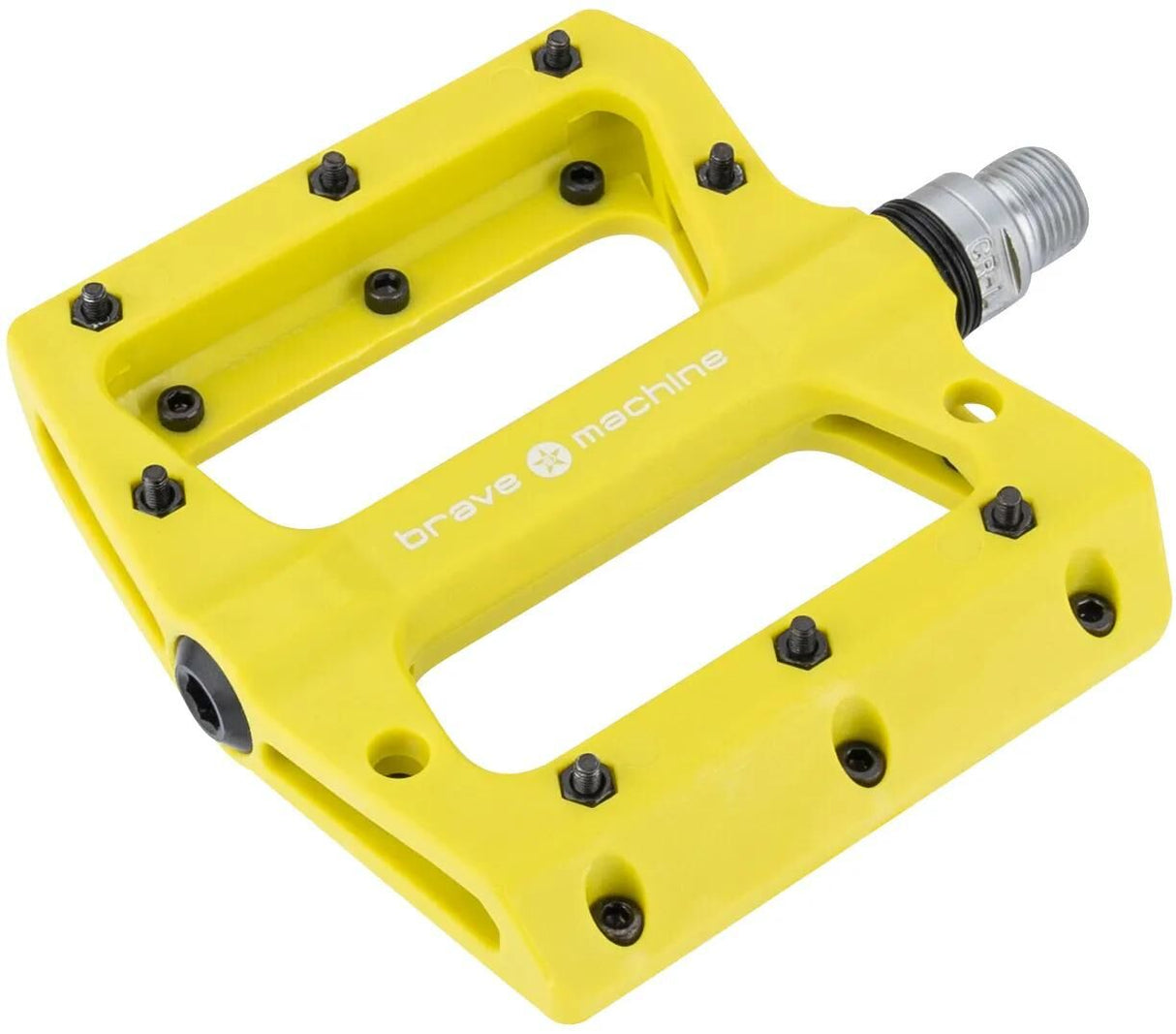 Brave plateforme pédale dirt 2 platf.pedal dirt2 vert lime
