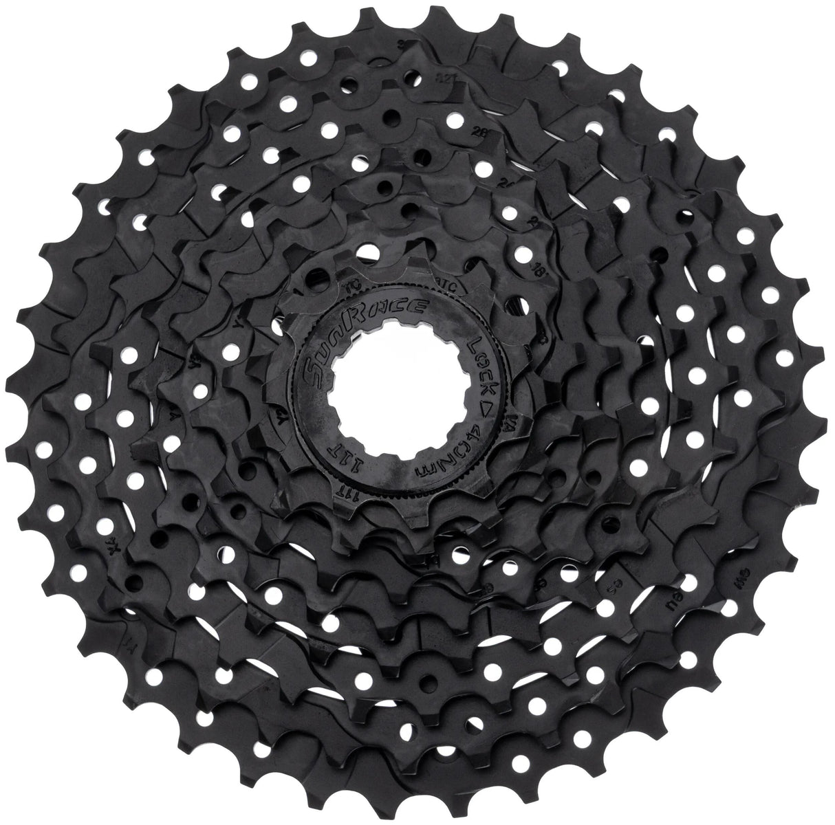 Cassette supérieure sunrace csu98 9aw 9v 11-36t noir
